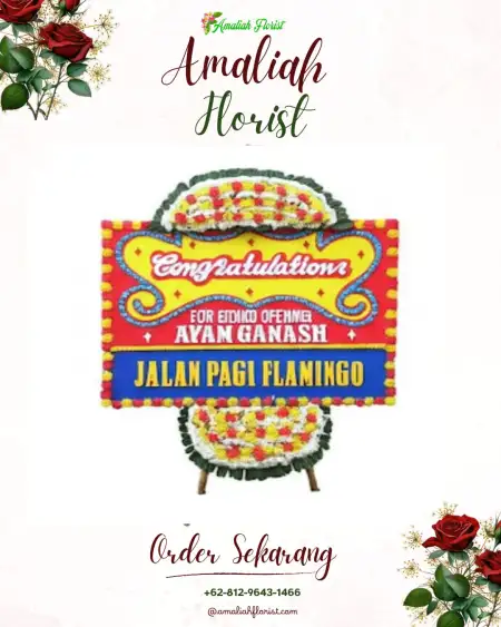 Sewa Papan Bunga Kunjung Mae
